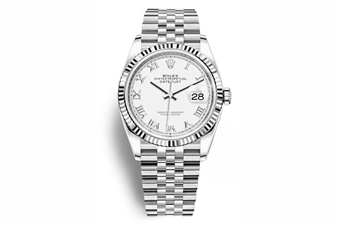 VS厂劳力士日志型系列「36毫米」白盘罗马时标m126234-0025