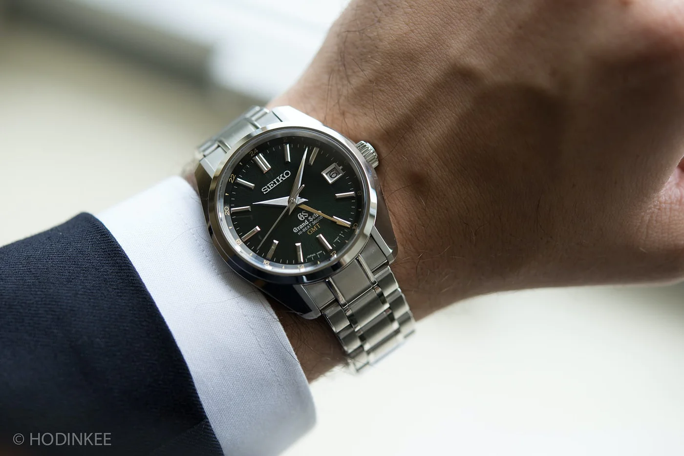 推出Grand Seiko SBGJ255 Heritage Collection Mechanical Hi-Beat GMT 44GS 55周年限量版