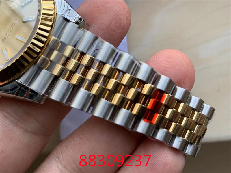VS厂劳力士日志41mm间金金盘腕表评测-做工质量如何