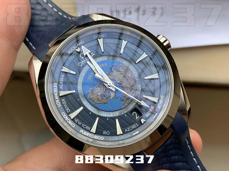VS厂海马150米世界时复刻表做工细节评测（SBF厂欧米茄海马150米GMT手表）