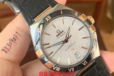 VS厂欧米茄第五代星座系列间玫瑰金缎面复刻表值不值得入手