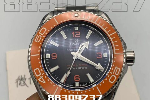 VS厂欧米茄海马6000系列215.30.46.21.06.001腕表橙圈钢海王