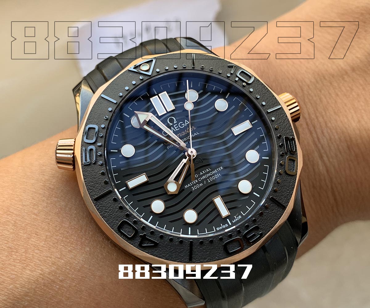 VS厂欧米茄海马300间玫瑰金墨黑款复刻表是否值得入手-SBF手表哪里买