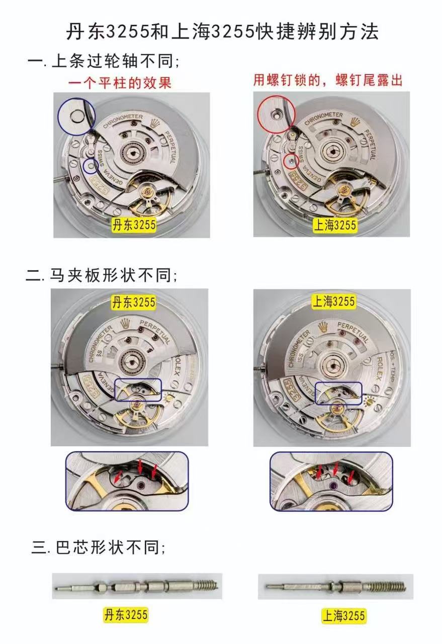 VS厂劳力士星期日历型复刻表如何-VS3255一体化机芯怎样